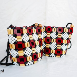 hemle heritage tote small (cream & white)