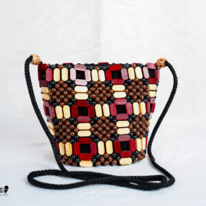 hemle heritage tote small (brown & cream)