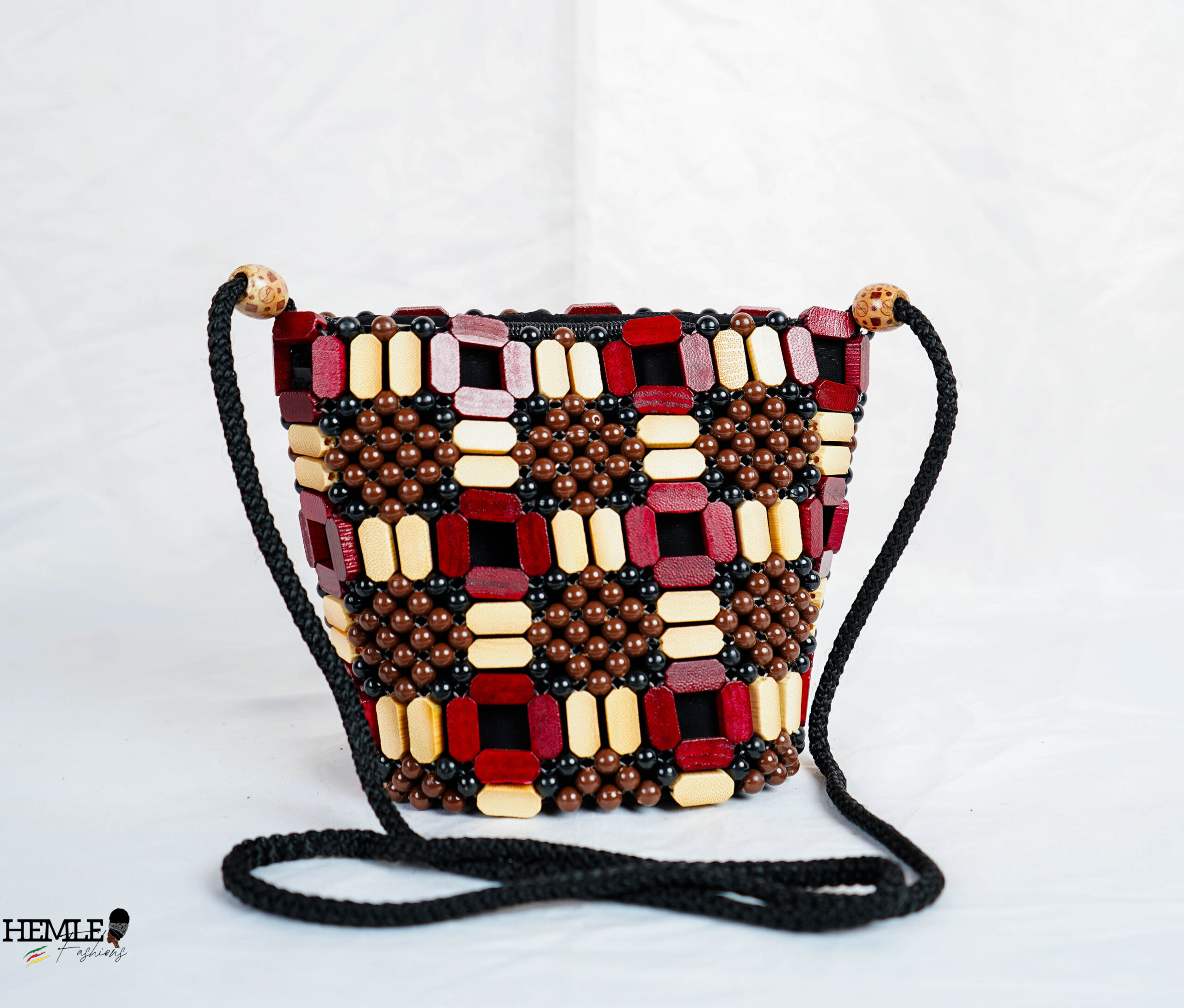 hemle heritage tote small (brown & cream) hemle heritage tote small (brown & cream)