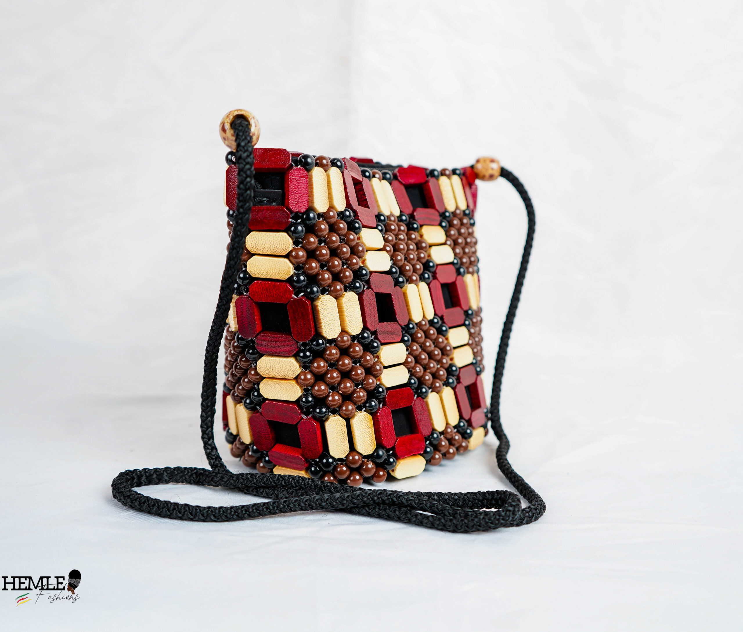 hemle heritage tote small (brown & cream) hemle heritage tote small (brown & cream)
